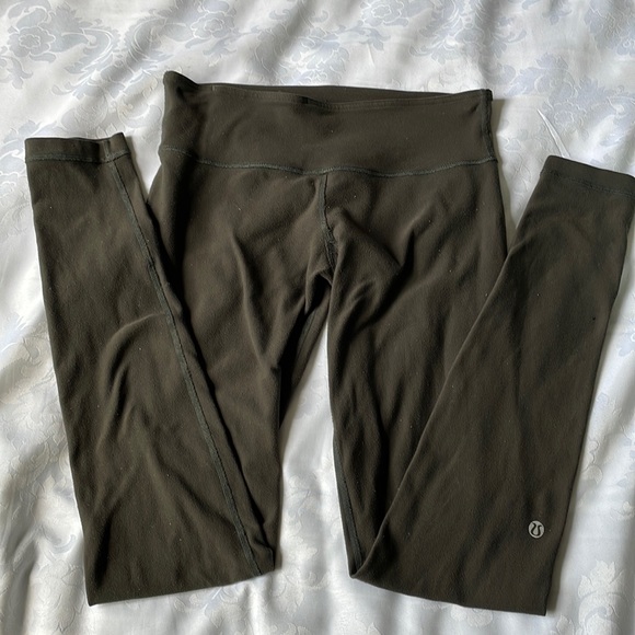 lululemon athletica Pants - Lululemon leggings dark green Sz 6